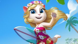 My talking Angela Summer Beach Dance Party 🏖️☀️ Glitter Magic 💜✨ Update in Gameplay