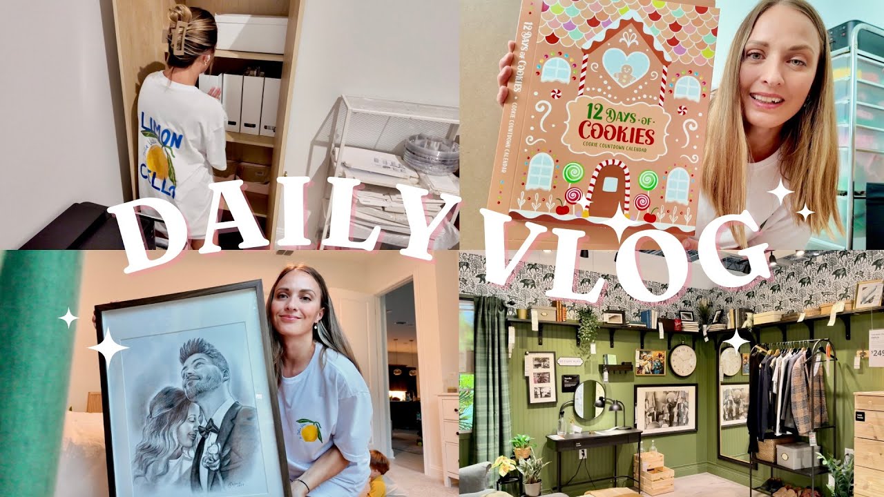 Dzień ze mną: zakupy, organizacja pracowni i kalendarze adwentowe 🛍️ | IKEA