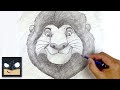 How To Draw Mufasa | Lion King | Father's Day Sketch Tutorial