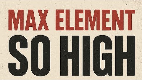 Max Element - So High (Official Video)