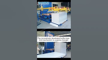 Sandwich Panel Palletizer: Solve Stacking Problems with One Click! #machine #sandwichpanel #factory