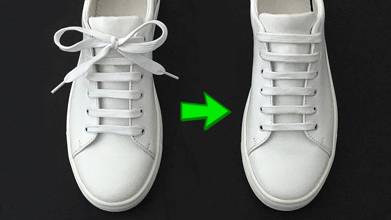 HOW TO HIDE LACES ON YOUR SHOES (3 WAYS) - YouTube