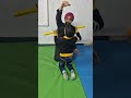 Powerful activity for#shoulderstrength#corestrength#posture#occupationaltherapy#balance#coordination