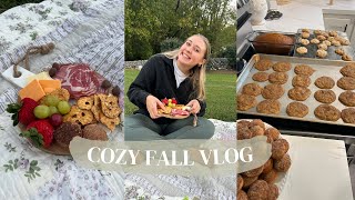 cozy fall activities vlog//baking with nana, fall picnic