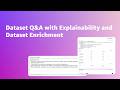 Amazon Quick now suports Dataset Q&A with explainability and dataset enrichment