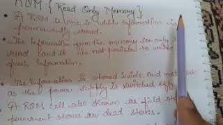 ROM(DIGITAL ELECTRONICS)