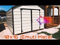 10x16 emut metal trell portable buildings derksen