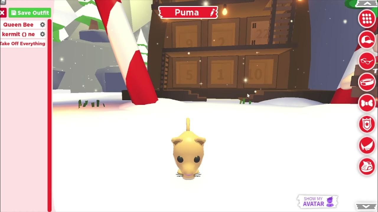 Adopt me advent calendar 2021 Day 21 Candy cane back accessory YouTube