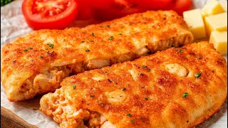 ¿Cómo hacer unos chebureki de pollo picado súper deliciosos sin masa?