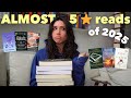 all the books that I almost gave 5 stars this year ♥️ | nearly perfect reads 📖