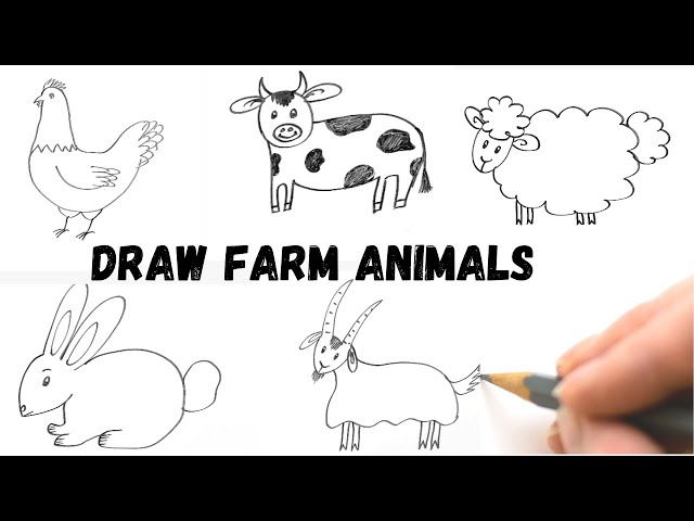 Easy animals To Draw For Kids