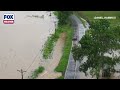 Watch: Drone Video Shows Parts Of Jackson County, Alabama, Inundated During Flash Flood Emergency