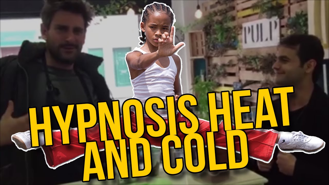 Hypnosis playing with cold and heat - Karate Kid Tribute