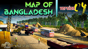 Map of BD ETS2 | map of BD version 4 | BD map ets2 | BD map ETS2 v1.36 | BD next gen map |pro bd map