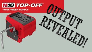 Milwaukee Tool M18 TOP OFF Output Waveform Revealed!