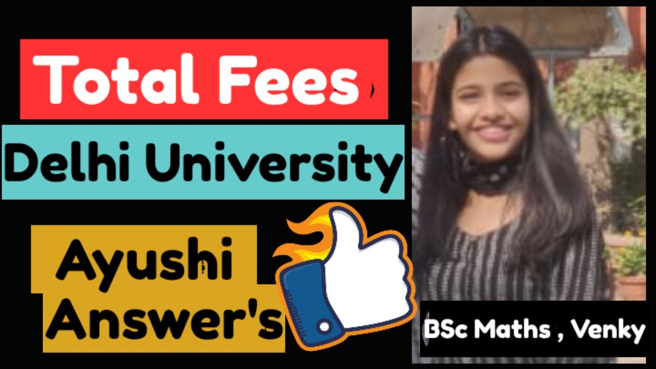 phd in delhi university fees