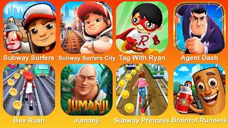 Subway Surfers, Subway Surfers City, Tag With Ryan, Agent Dash, Bus Rush, Jumanji, Subway Princess screenshot 4