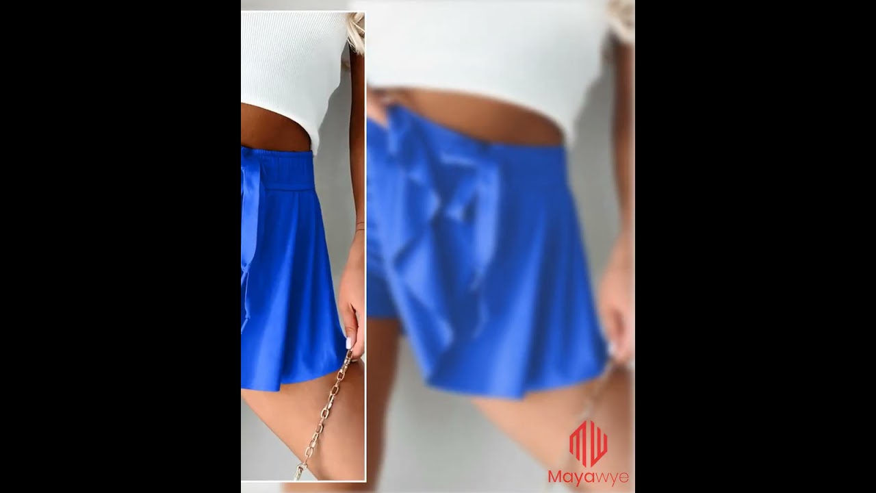 Drawstring Active Skorts