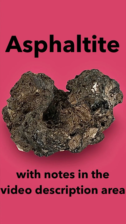 Download lagu Asphaltite ID'd (Hardened Natural Bitumen Seep)