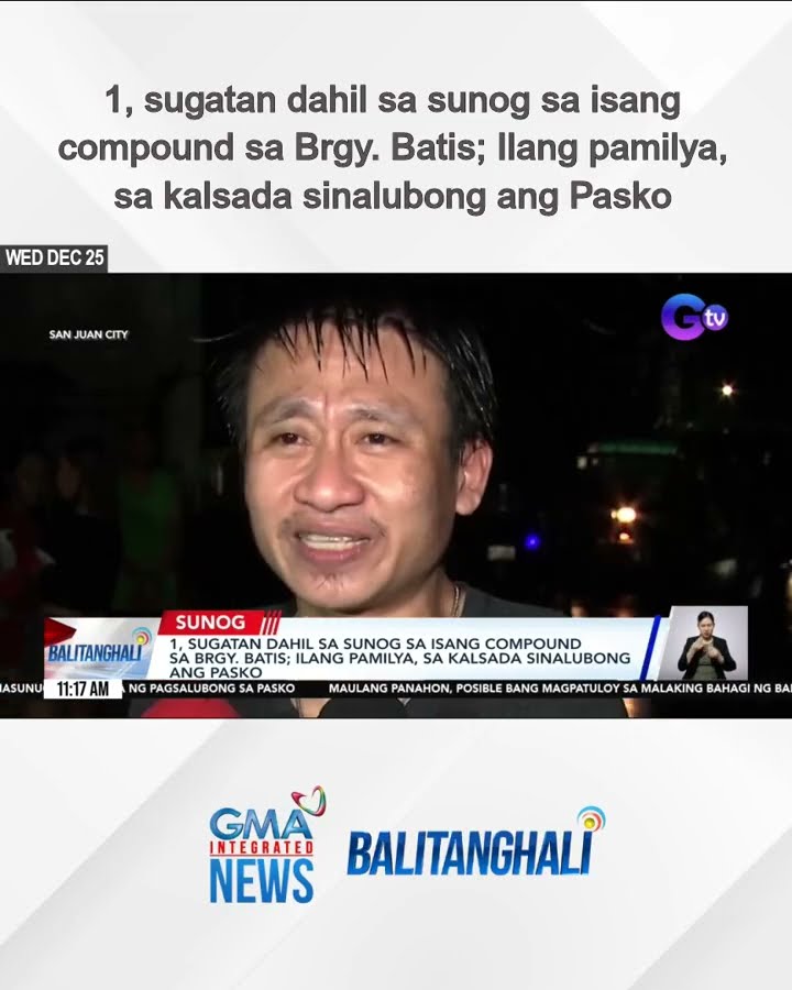 1, sugatan dahil sa sunog sa isang compound sa Brgy. Batis; Ilang pamilya... | Balitanghali