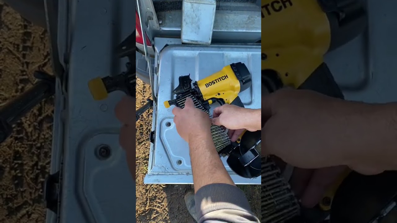 Перезагрузка спирального гвоздезабивного пистолета Bostitch 