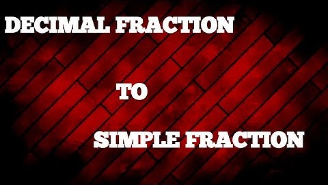 Converting Decimals to Fractions Made Easy!