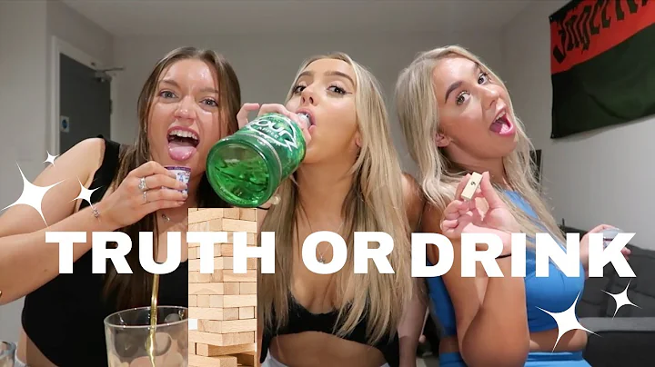 truth or drink Jenga - *exposing ourselves*