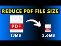 How to Quickly Reduce the Size of a PDF file Without Losing Quality Using Adobe Acrobat DC