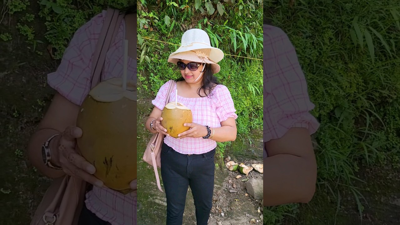 Drinking Yellow Coconut Water in Kerala ☺️☺️ 