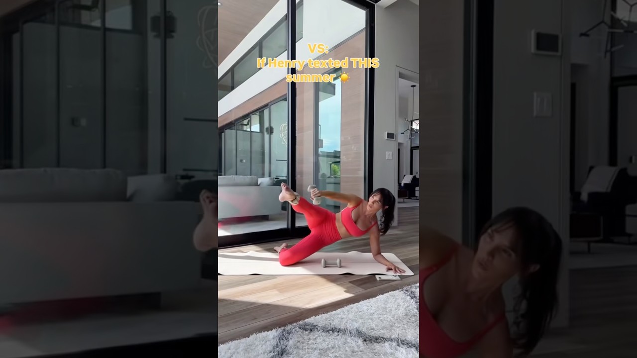 Ladies… you just never know when Henry is going to text you for a pool day 🤣 #fitnesshumor