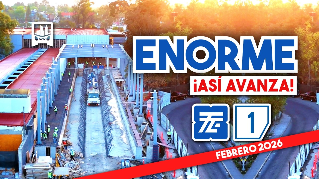 ¡Conoce el AVANCE en la MODERNIZACIÓN del Tren Ligero Taxqueña, CDMX! | Febrero 2026