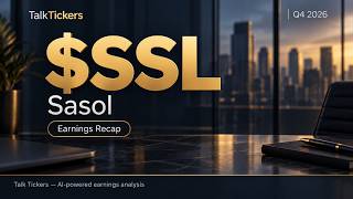 Sasol Q4 2026 Earnings: Record Production & Strategic Growth Insights