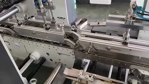 Sinhosun Automatic Folder Gluer Gluing Machine Working After Simple Setup