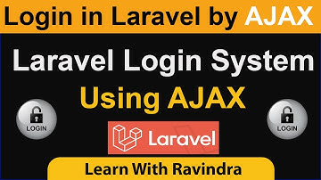 Login System in Laravel using AJAX | Laravel login tutorial using Ajax | login in Laravel with ajax