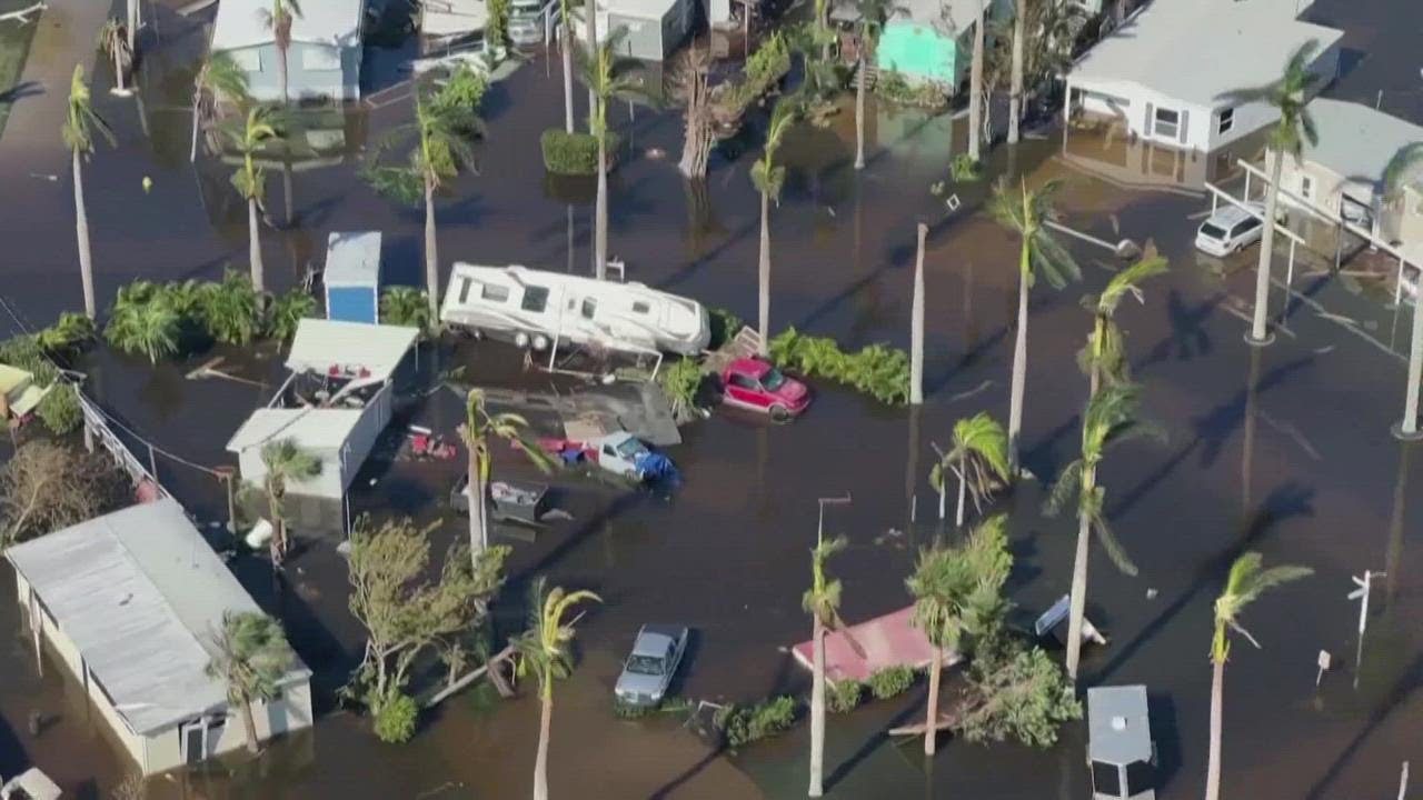 Hurricane Ian leaves trail of destruction throughout Florida - YouTube