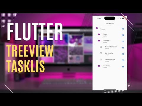 FLUTTER Treeview - TaskList, Expandable Treeview