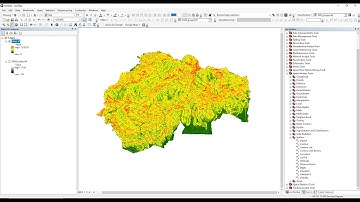 Slope map using DEM in ArcGIS