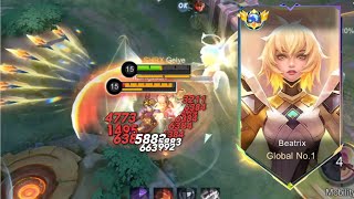 BEATRIX BEST GUIDE TO RANK UP FASTER!! (ONE SHOT TRICK) -MLBB