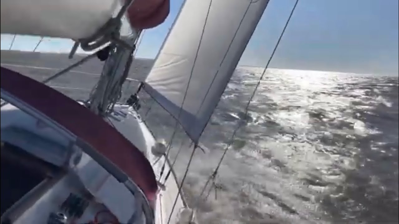 Une belle navigation et mouillage