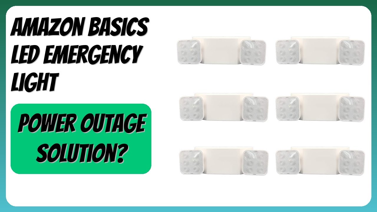 REVIEW (2026): Amazon Basics LED Emergency Light. Features