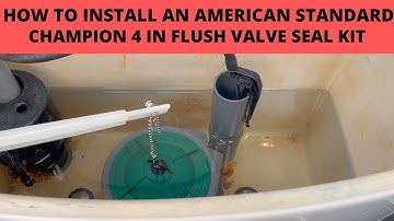 HOW TO INSTALL AN AMERICAN STANDARD CHAMPION 4 IN FLUSH VALVE SEAL KIT.