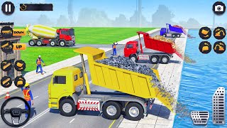 City Construction Simulator Excavator Crane - Highway Vehicles Builder Road - Android Gameplay screenshot 1