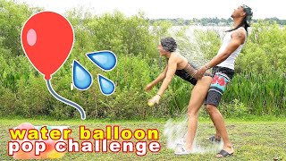 COUPLES WATER BALLOON CHALLENGE!! *HILARIOUS*