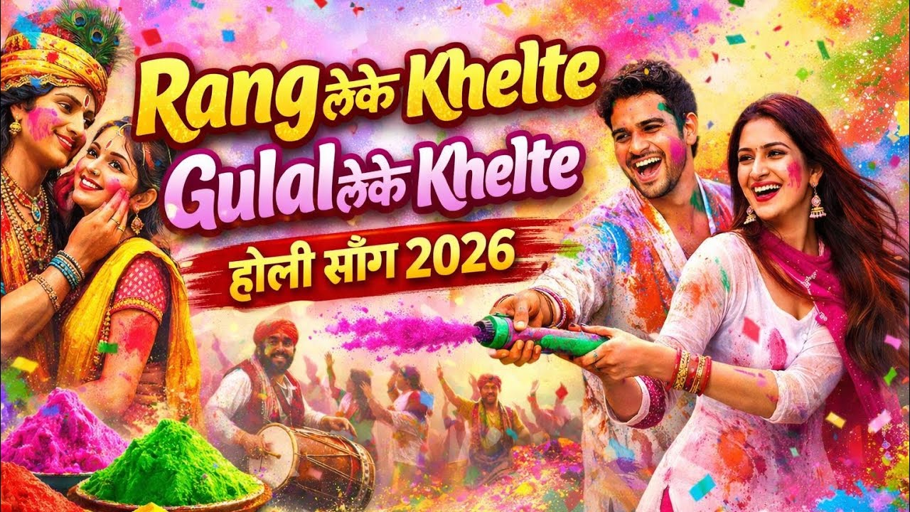 Rang Leke Khelte Gulal Leke Khelte | Holi Song 2026 | Radha Krishna Holi Song | New Hindi Holi Song