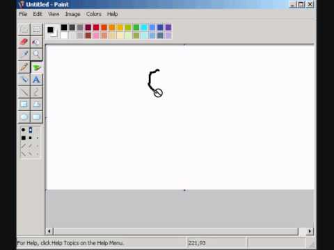 Hvordan tegne profesjonelle lemen i MS PAINT