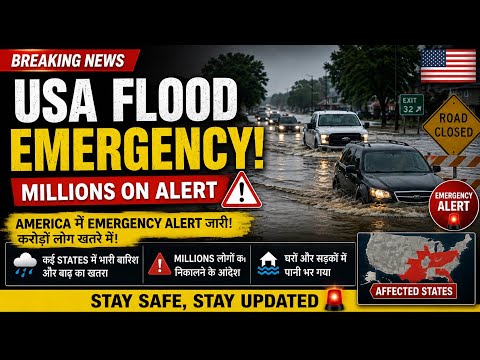 🚨 USA Flood Emergency! Millions on Alert | Breaking News Today