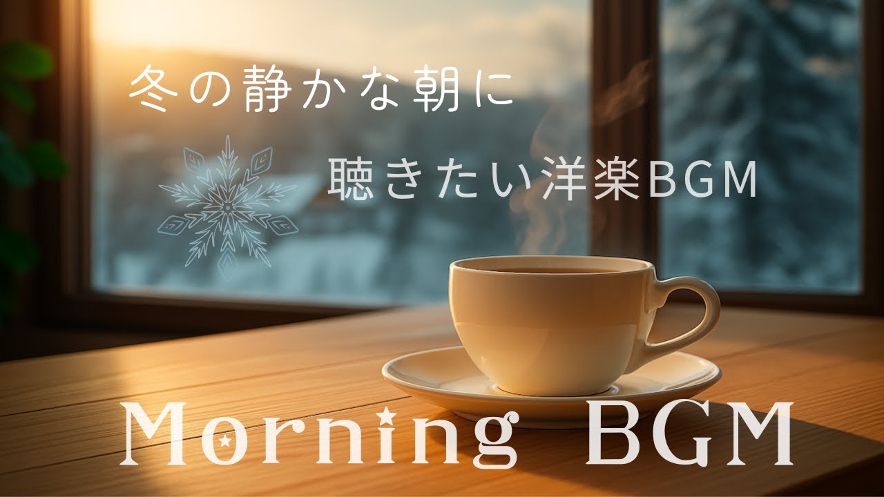 【モーニングBGM】冬の静かな朝に聴きたい洋楽BGM #music #リラックスbgm #morningbgm #洋楽bgm ＃朝カフェ #healingmusic #cafemusic