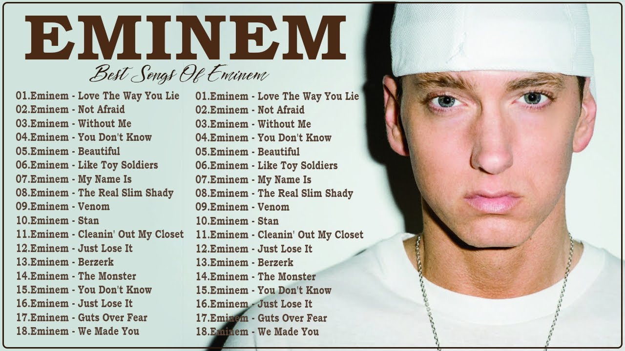 Eminem Greatest Hits Full Album 2023 Best Songs Of Eminem YouTube