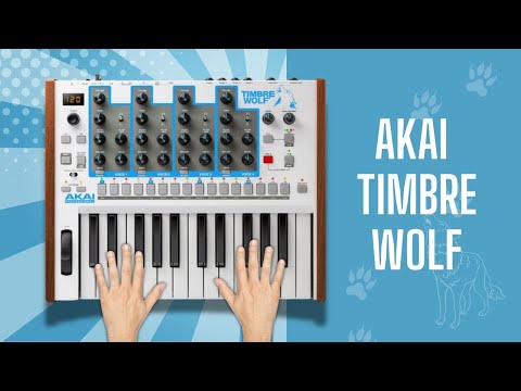 AKAI Timbre Wolf Analog Synth in Action no talking - YouTube