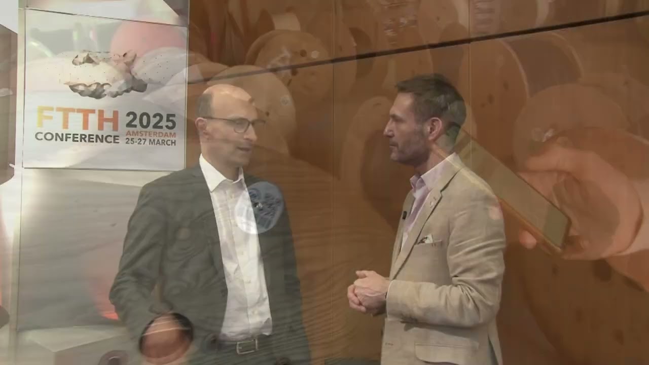 Xavier Renard discussion about emissions from Scope 3 at the FTTH Conference,  Amsterdam - March 25